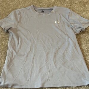 Under Armour Men's Light Gray Short Sleeve Tee